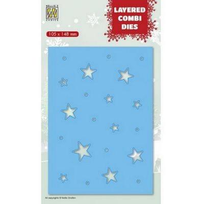 Nellies Choice Die - Christmas Stars C